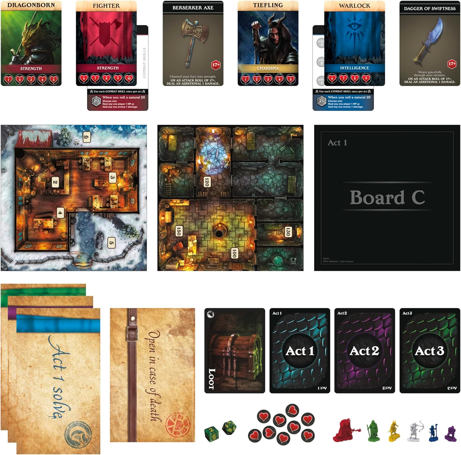 Dungeons & Dragons: Bedlam in Neverwinter Escape Room Board Game