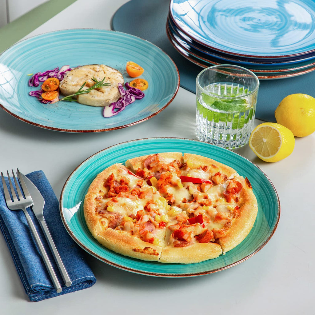 vancasso Bonita Ceramic Dinner Plates Set of 6 | 10.5 inch Scratch Resistant