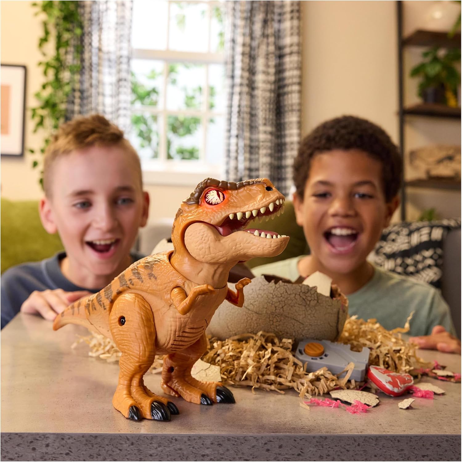 Jurassic World Primal Hatch Interactive T-Rex Dinosaur Toy by Snaps