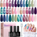 Beetles 24Pcs Cat Eye Gel Polish Set | Floral Verses Nail Art Kit