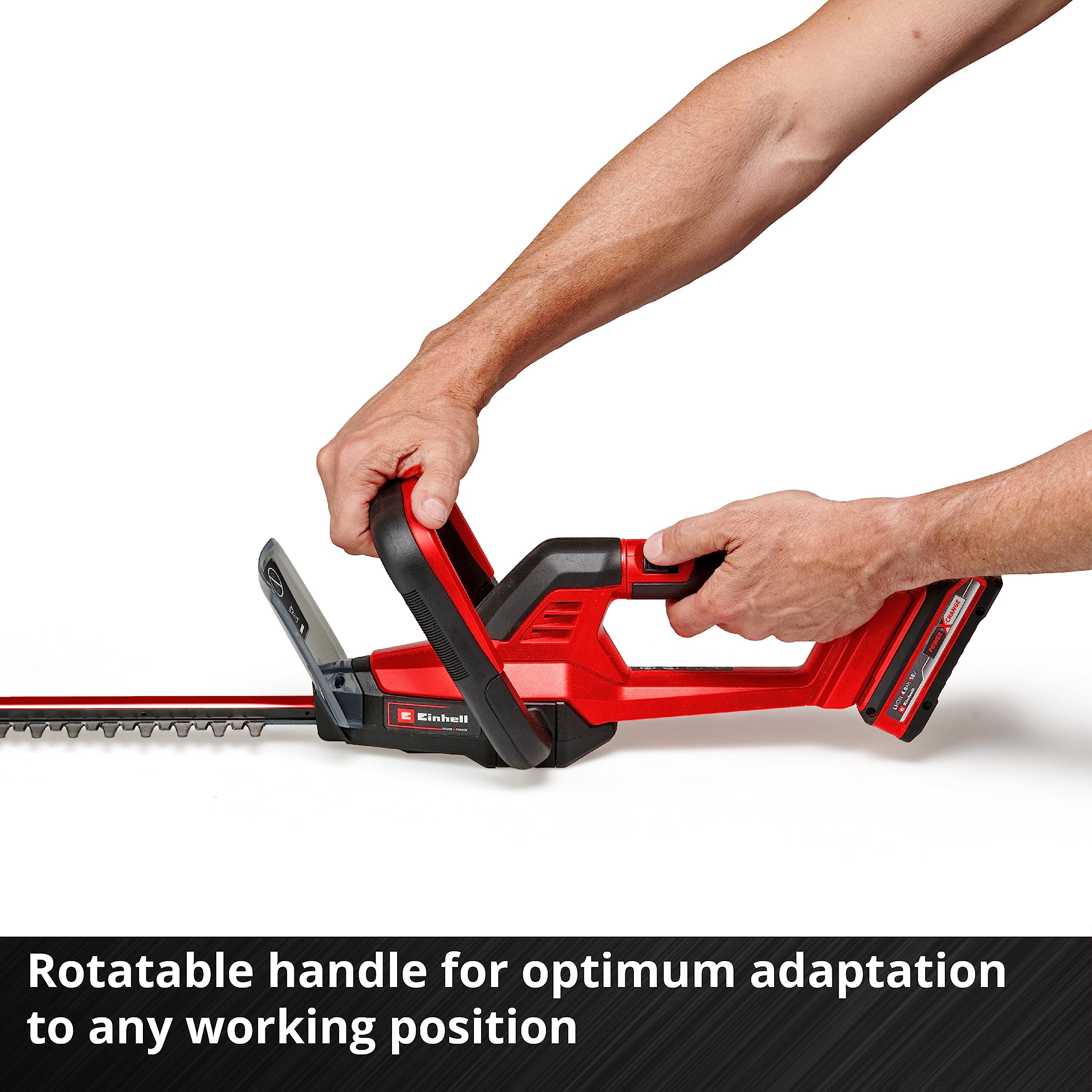 Einhell 18V Cordless Hedge Trimmer – 50cm Steel Blade – GE-CH 18/50 Li