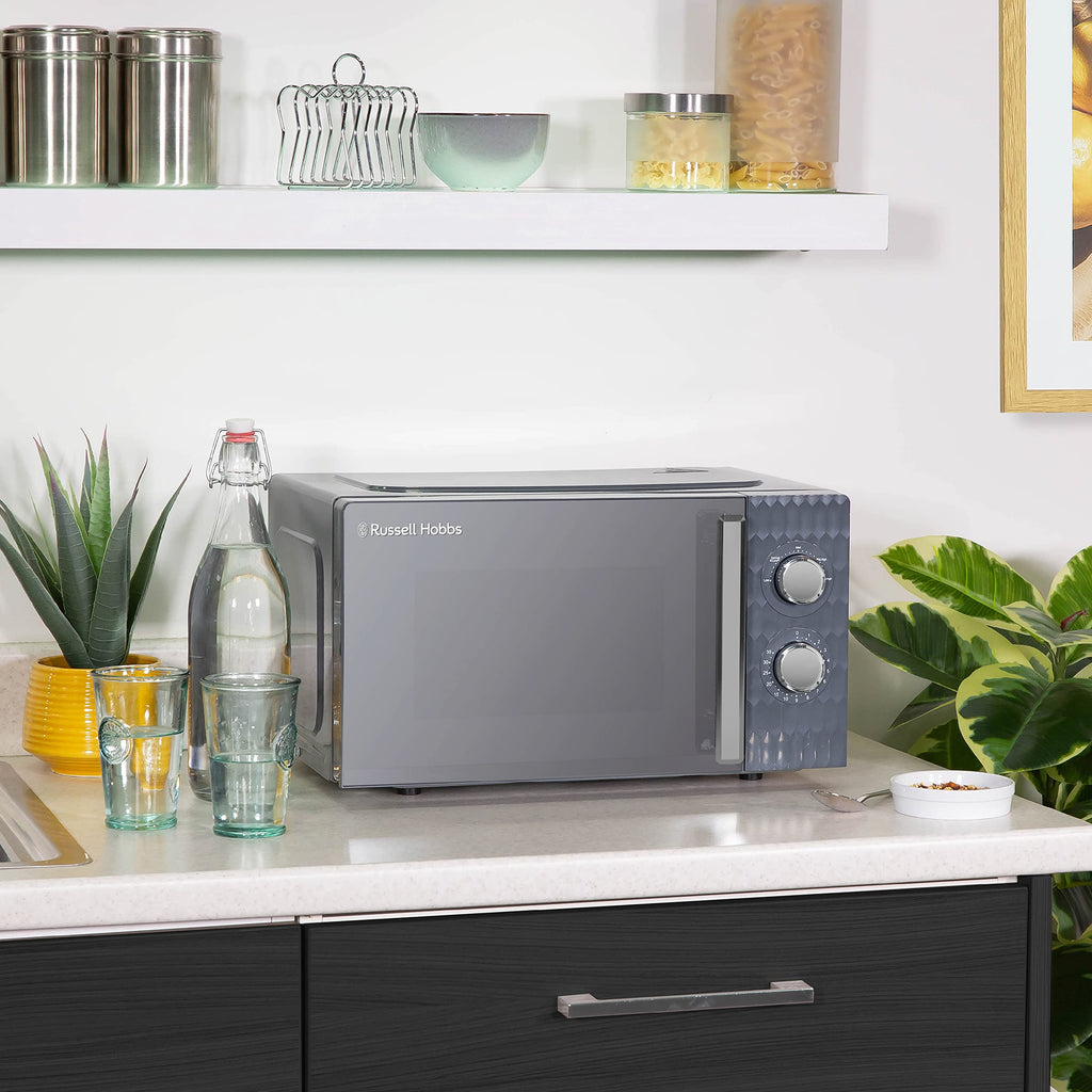 Russell Hobbs Honeycomb 17L 700W Solo Manual Microwave – Grey