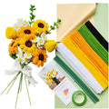 YYUENGTAK 210pcs Pipe Cleaner Flower Craft Kit – DIY Sunflower Bouquet