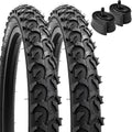 YunSCM 16x2.125 Foldable Bike Tyres and Inner Tubes Set | 2-Pack Kit