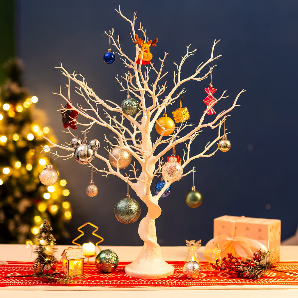 Sziqiqi 80cm White Twig Tree Centerpiece | Decorative Wishing Tree for Tables