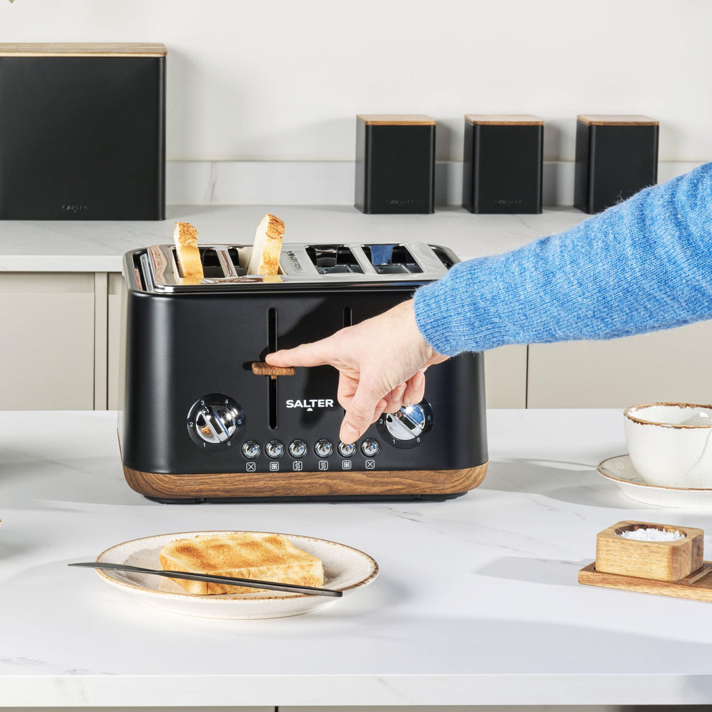 Salter Toronto 4-Slice Toaster – Wide Slot with 6 Browning Levels