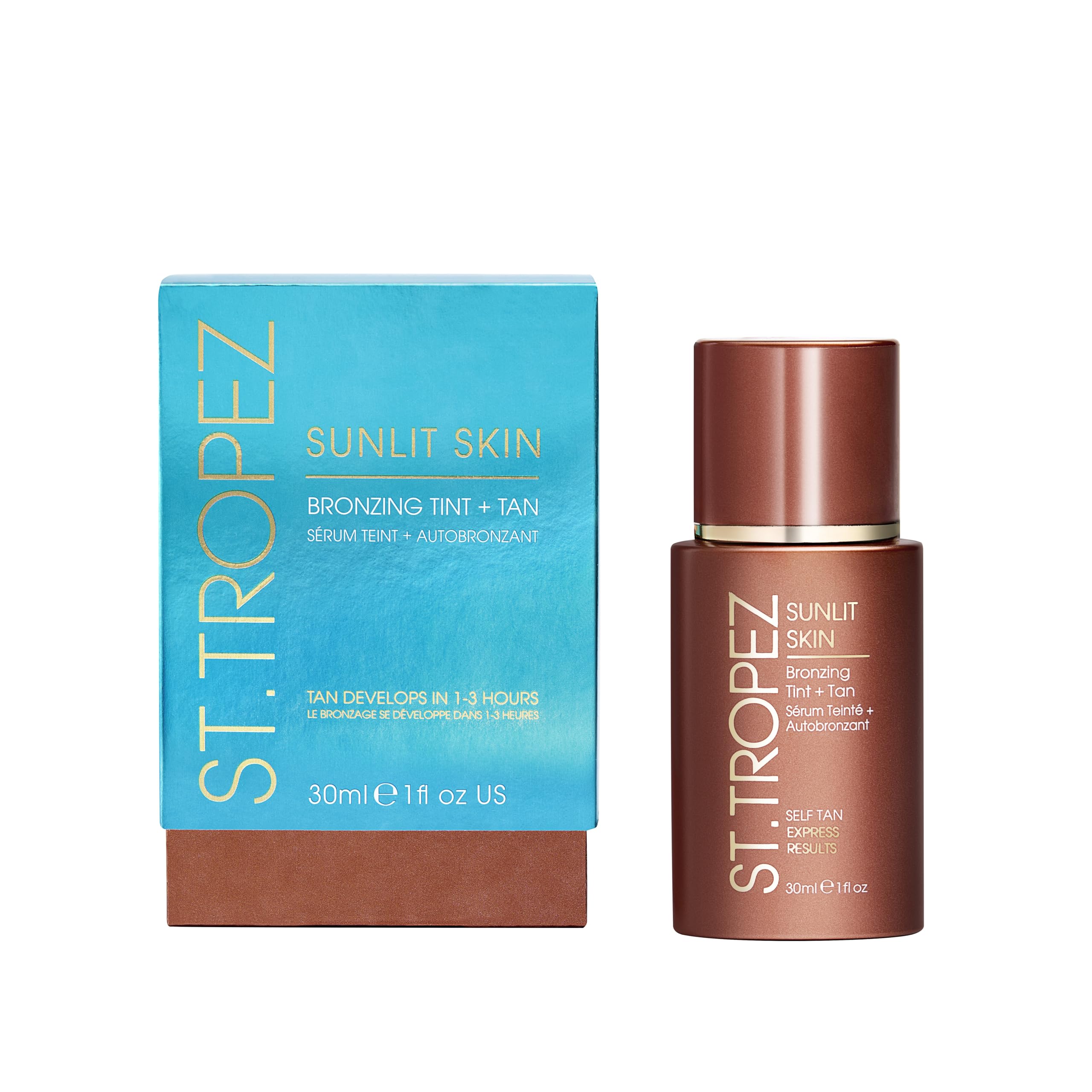 St.Tropez Sunlit Skin Self Tan Express Face Tint with Hyaluronic Acid