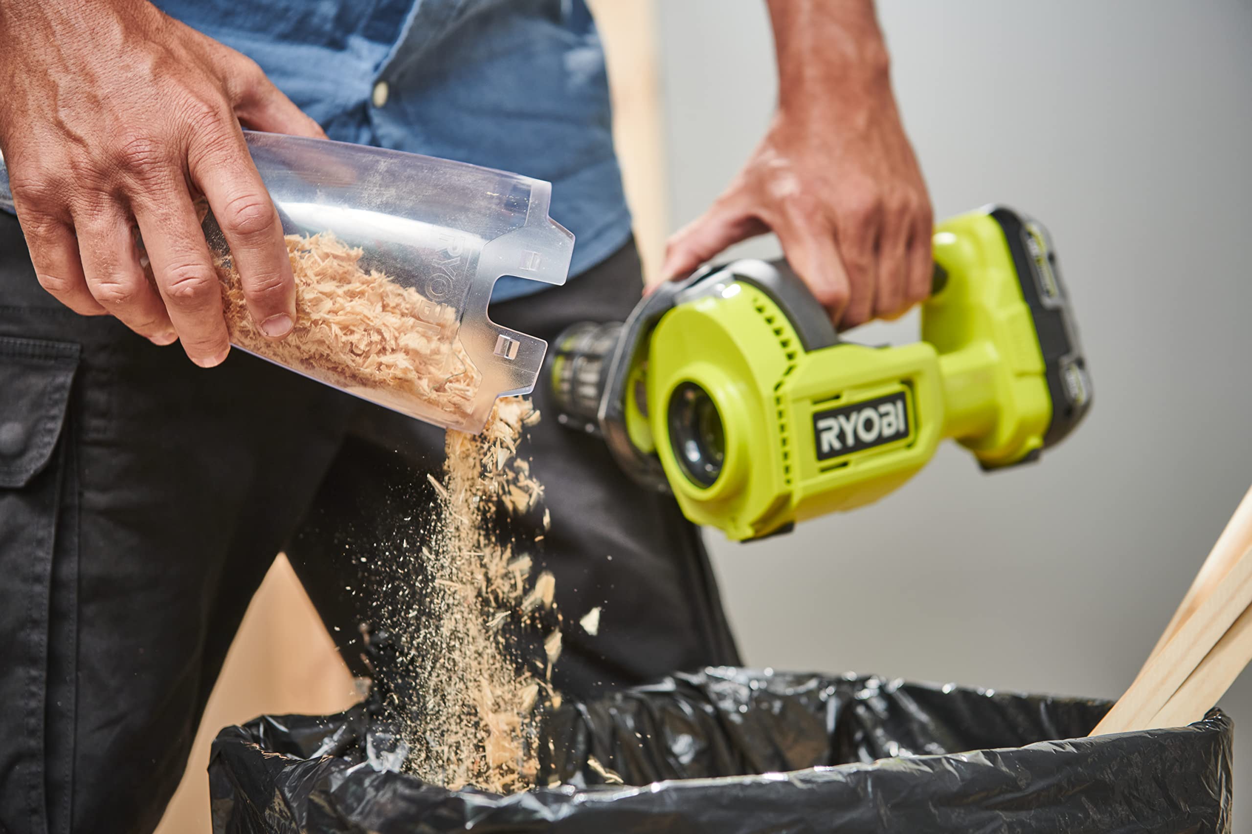 Ryobi RHV18-0 Handheld Vacuum Cleaner – Hyper Green (Sans Batterie)