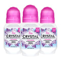 Crystal Mineral Deodorant Roll-On – Unscented Aluminum-Free (3 Pack)