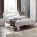 Julian Bowen Manhattan King Bed – White High Gloss Lacquer MDF