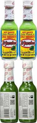 El Yucateco Green Habanero Hot Sauce – 120ml (Pack of 4) – Vegan