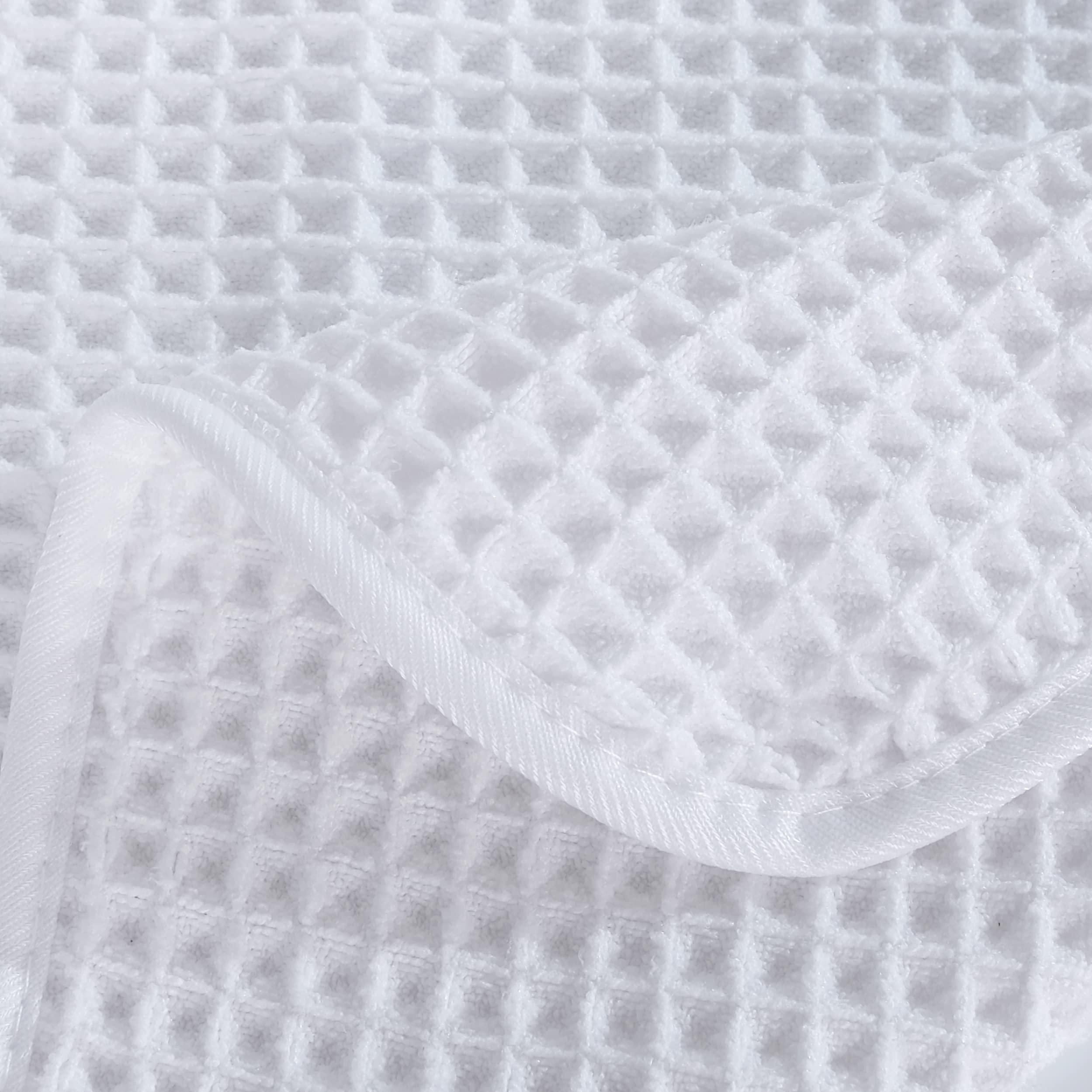 Polyte Microfibre Bath Towels | Oversize Waffle Weave Quick Dry, 4 Pack