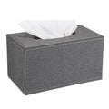 BTSKY Extra Tall Linen Tissue Box Cover – Large Rectangular Magnetic Holder