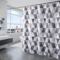 TRUSTLIFE Mould Proof Shower Curtain – Weighted Polyester with 12 Hooks