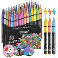 Efimeso Acrylic Paint Pens | 60 Colors Extra-Fine 0.7mm Art Markers