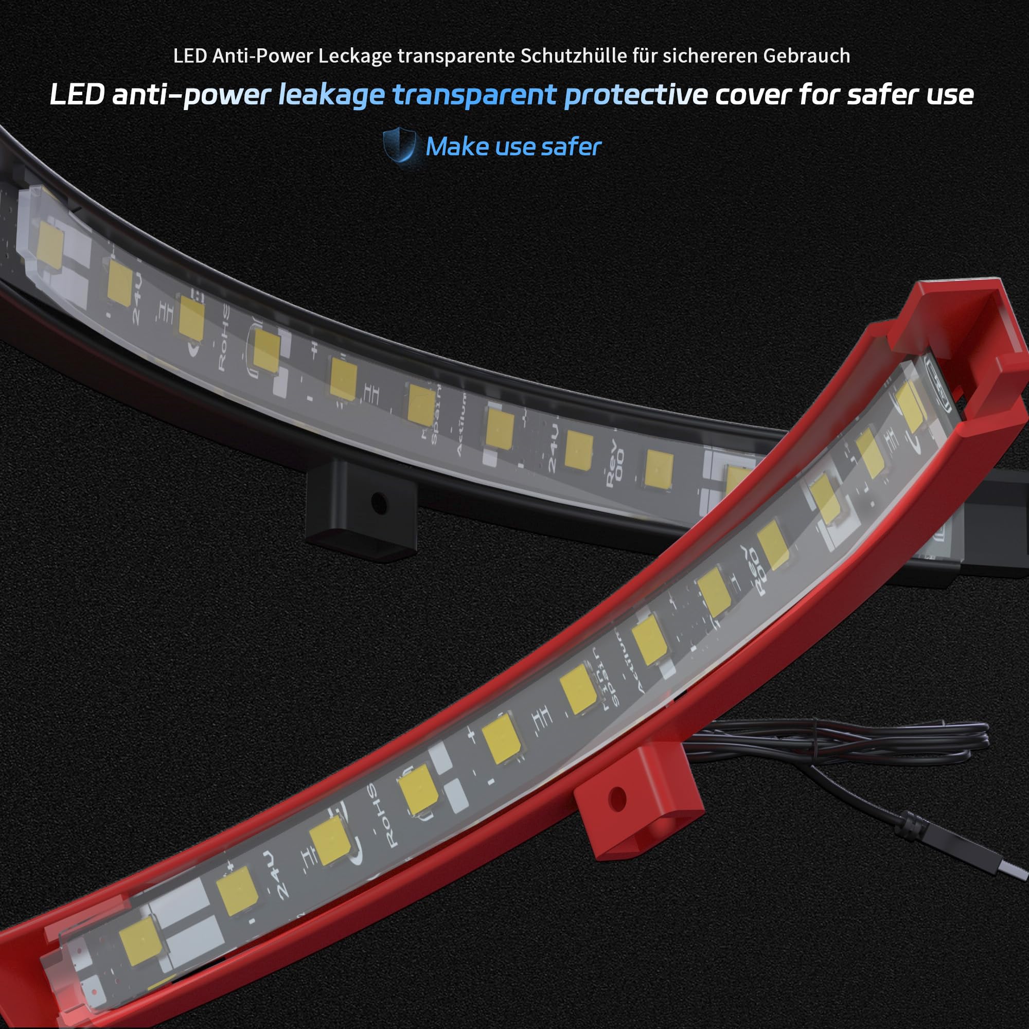 CyeeLife Dartboard Lighting System | 360 Degree 2-Color LED Light