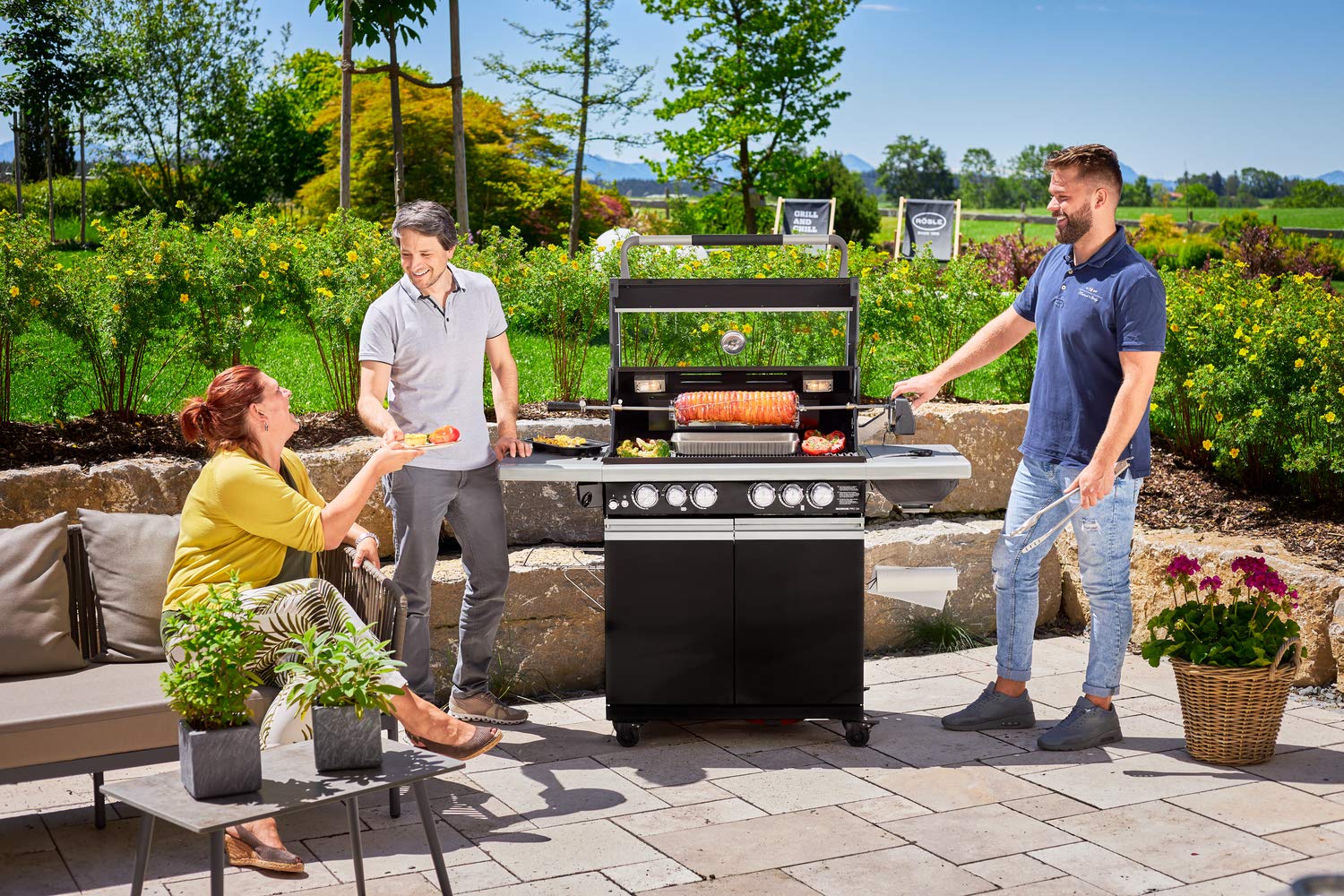 Rösle BBQ Station Magnum G4/Pro G4 Grill Cover – Waterproof Polyester