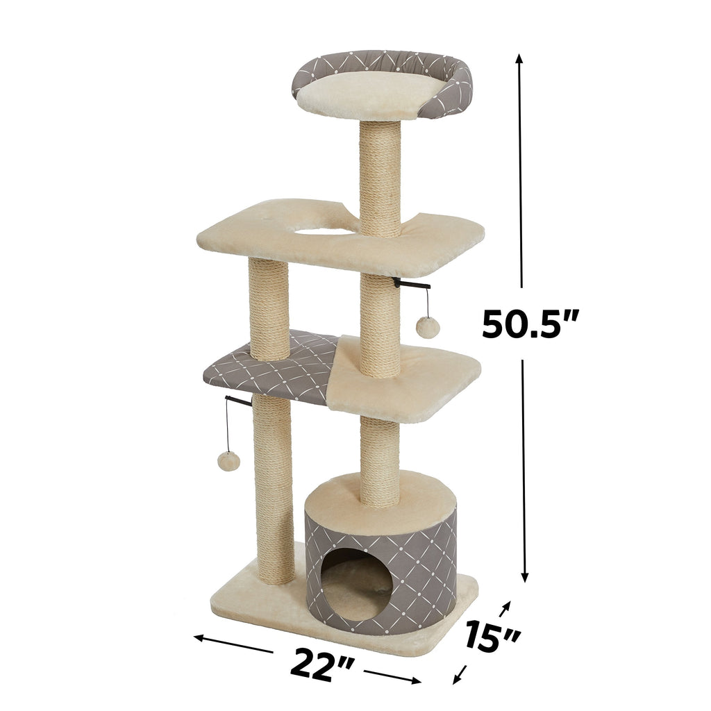 MidWest Homes 5-Tier Cat Tree Tower with Sisal Scratching Posts