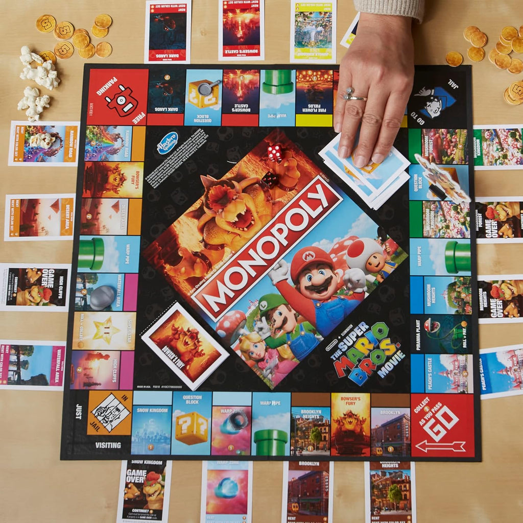 Monopoly: The Super Mario Bros. Movie Edition Board Game by Snaps
