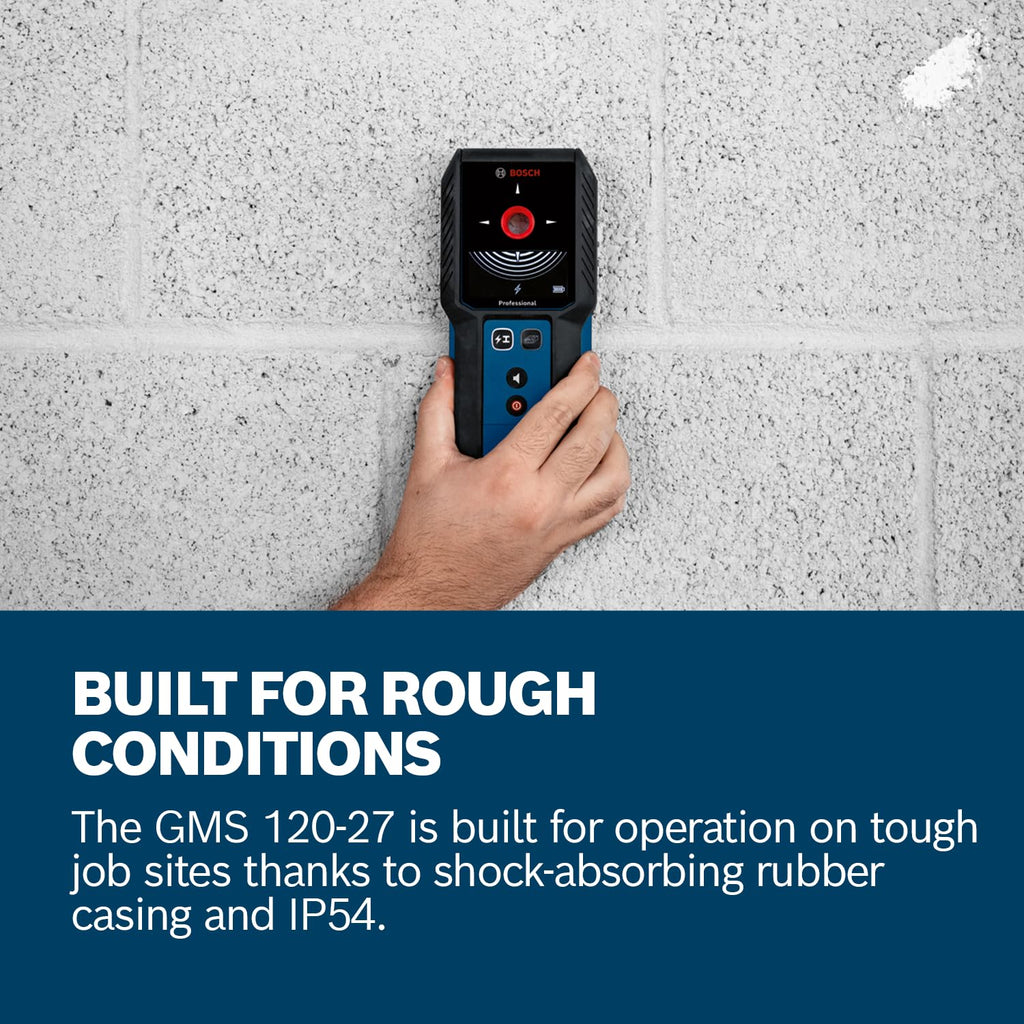 Bosch Professional GMS 120-27 Wall Scanner | Metal & Stud Finder