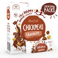 The Happy Snack Company Chocolate Chickpeas | Vegan & Nut Free | 20 Pack