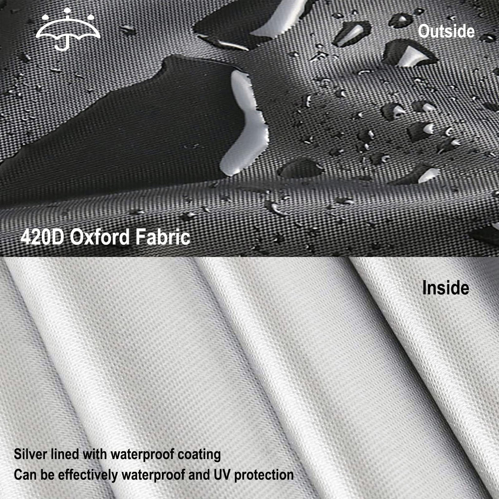 Kingling Deck Box Cover | 420D Oxford Waterproof Outdoor Storage Box Cover