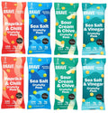Brave Roasted Peas Mixed Case – 8 x 35g High Protein Vegan Snacks