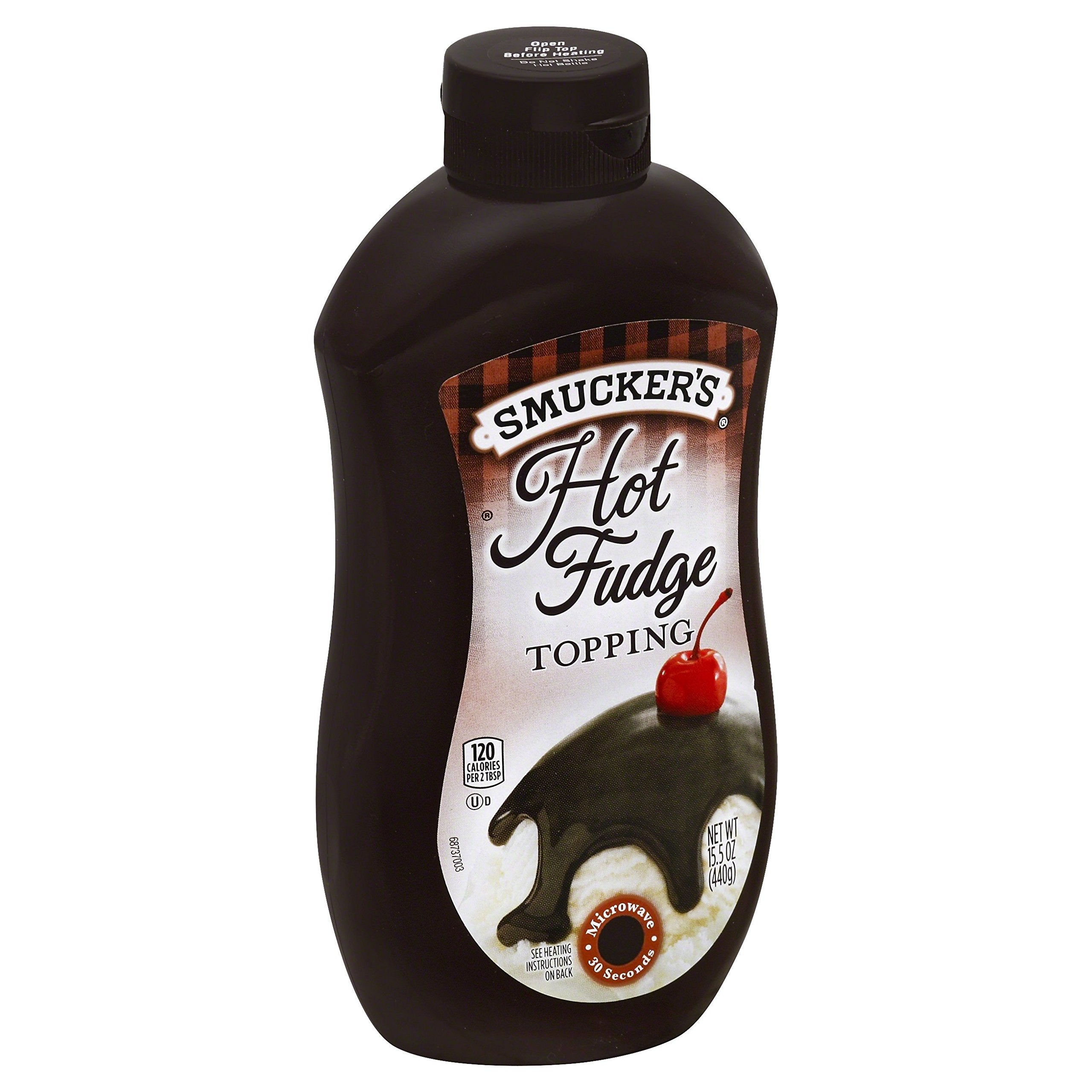 Smucker's Hot Fudge Ice Cream Topping – Microwaveable Sauce, 15.5 oz