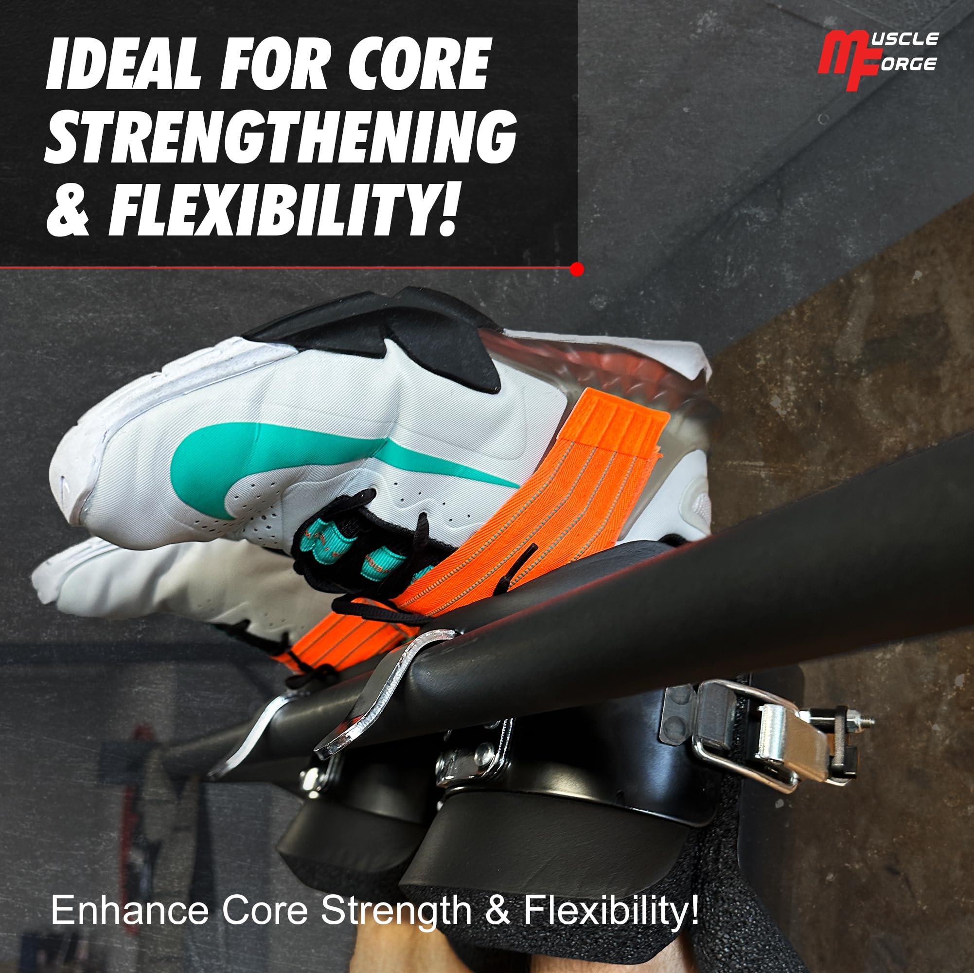 MuscleForge Gravity Boots with Safety Lock - Inversion Boots for ABS