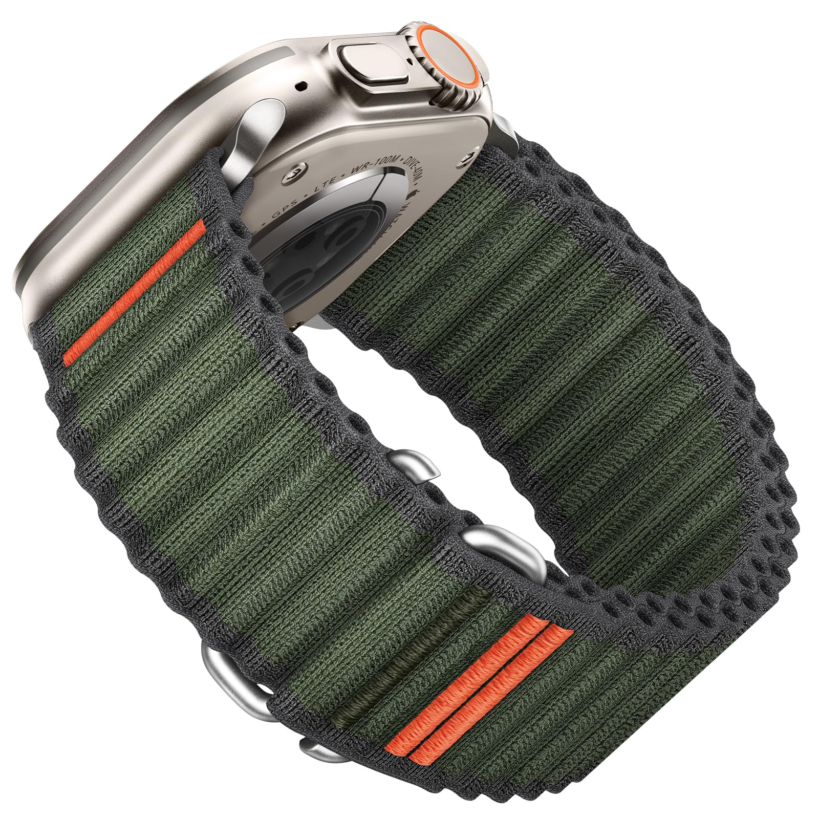 Suitisbest Stretchy Nylon Sport Band for Apple Watch Ultra 2/1 – 49mm
