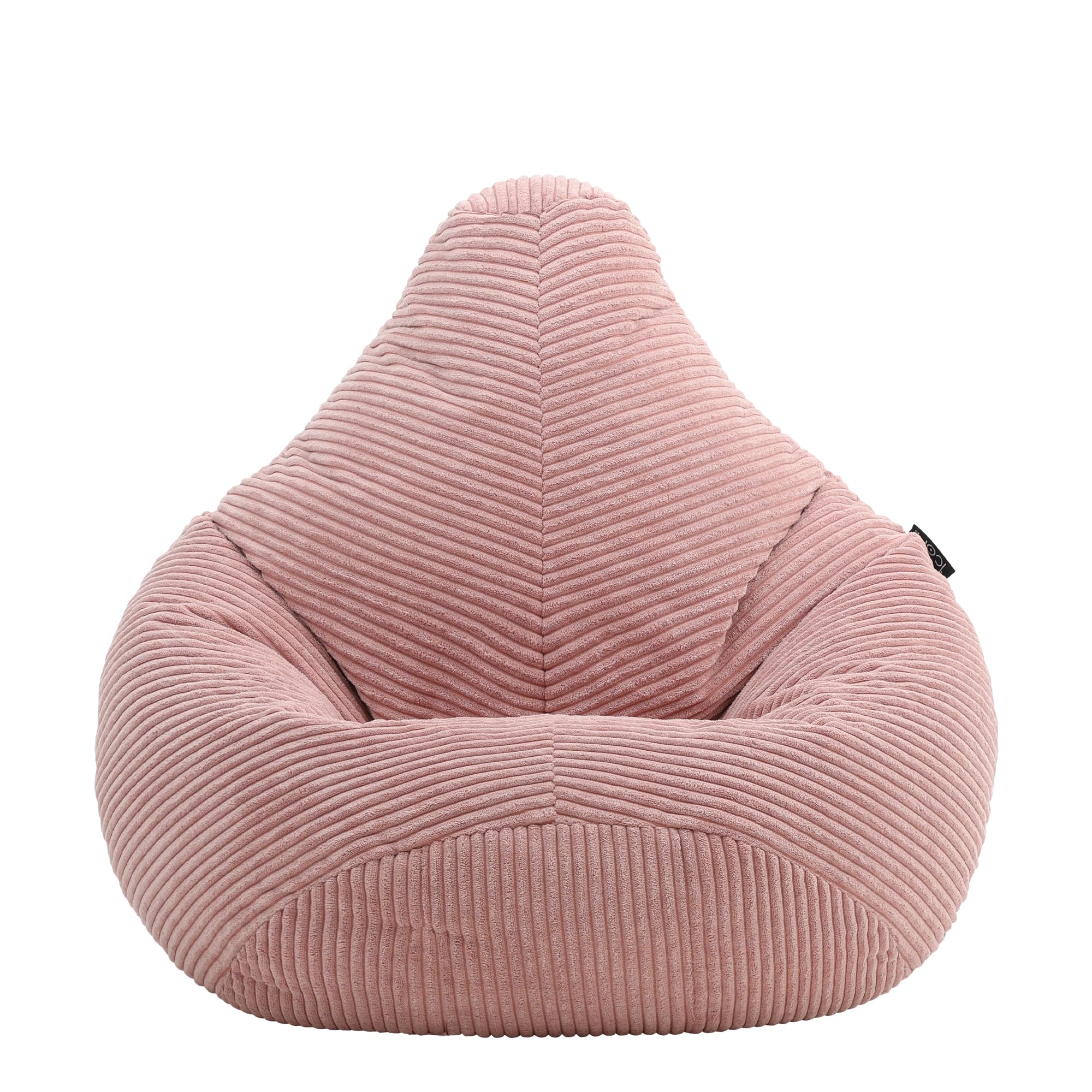 icon Dalton Kids Bean Bag Chair | Dusk Pink Corduroy Recliner