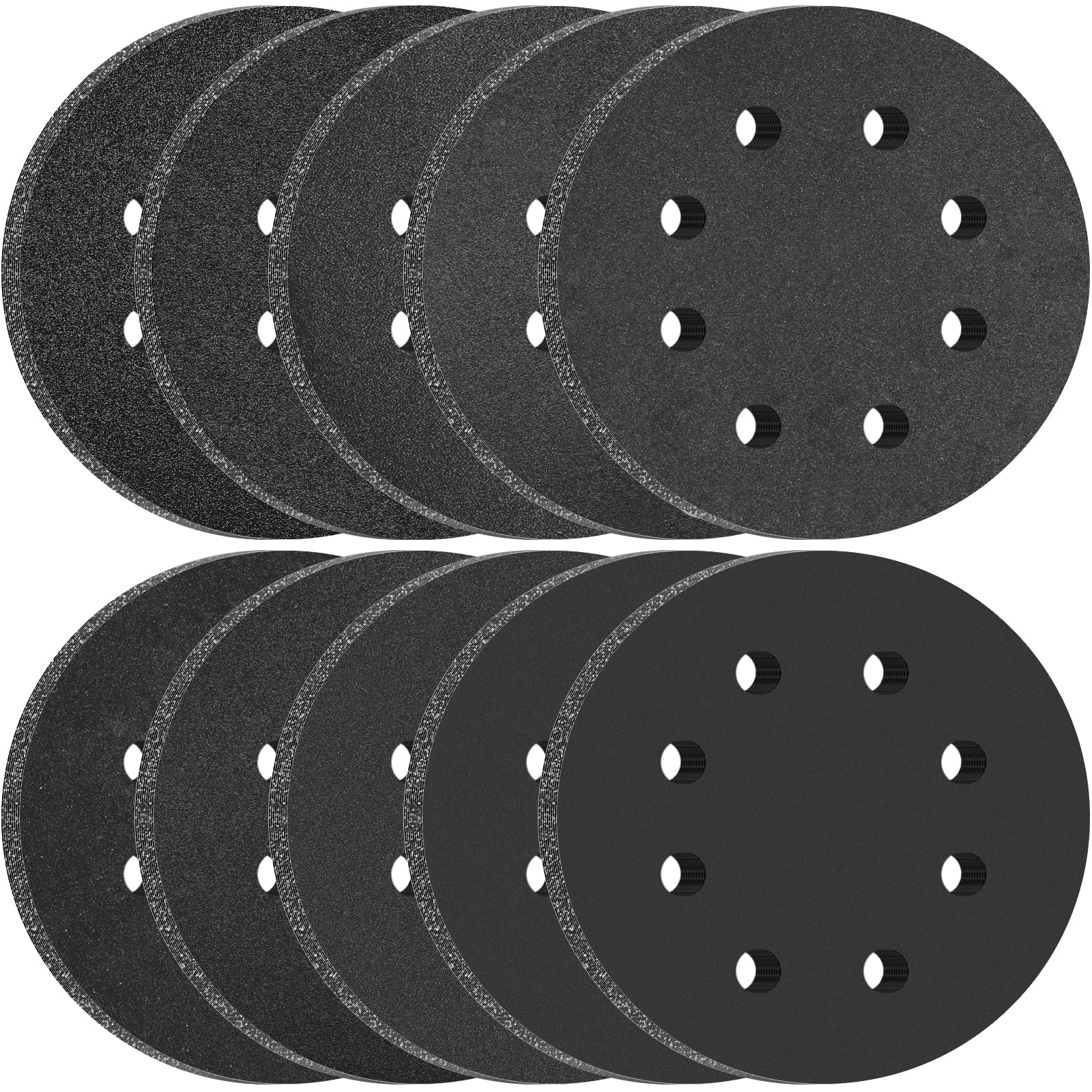 KONGMING 100pcs 125mm Wet Dry Sanding Discs | 80-2000 Grit Silicon Carbide
