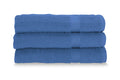 Gabel Pure Cotton Face Towels - Set of 3 Electric Blue - Made in Italy