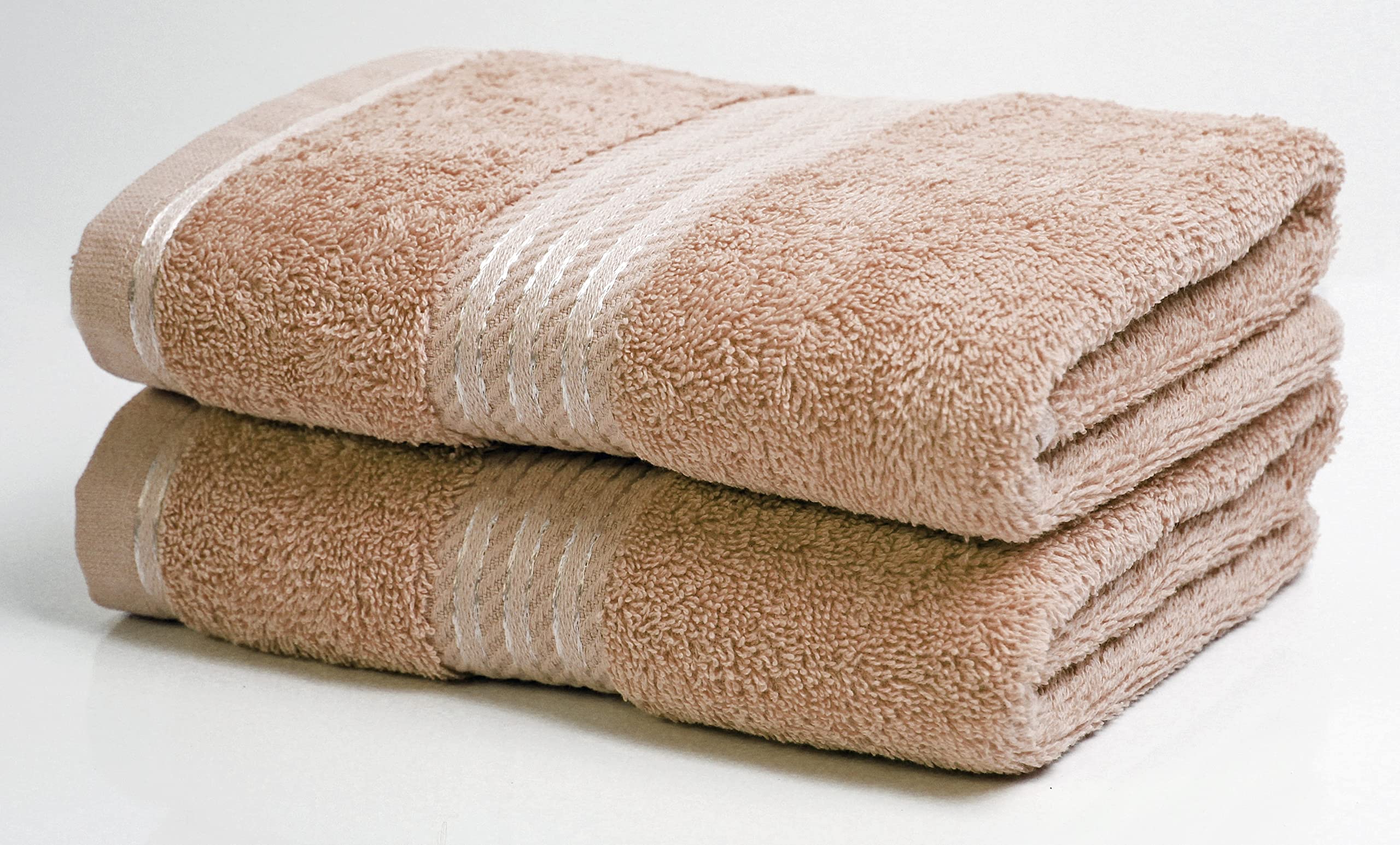 Bentley Priory Linens 500GSM Combed Cotton Hand Towels - 2 Pack