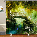 Fairy Tale Woodland Shower Curtain | Waterproof Fabric with Hooks