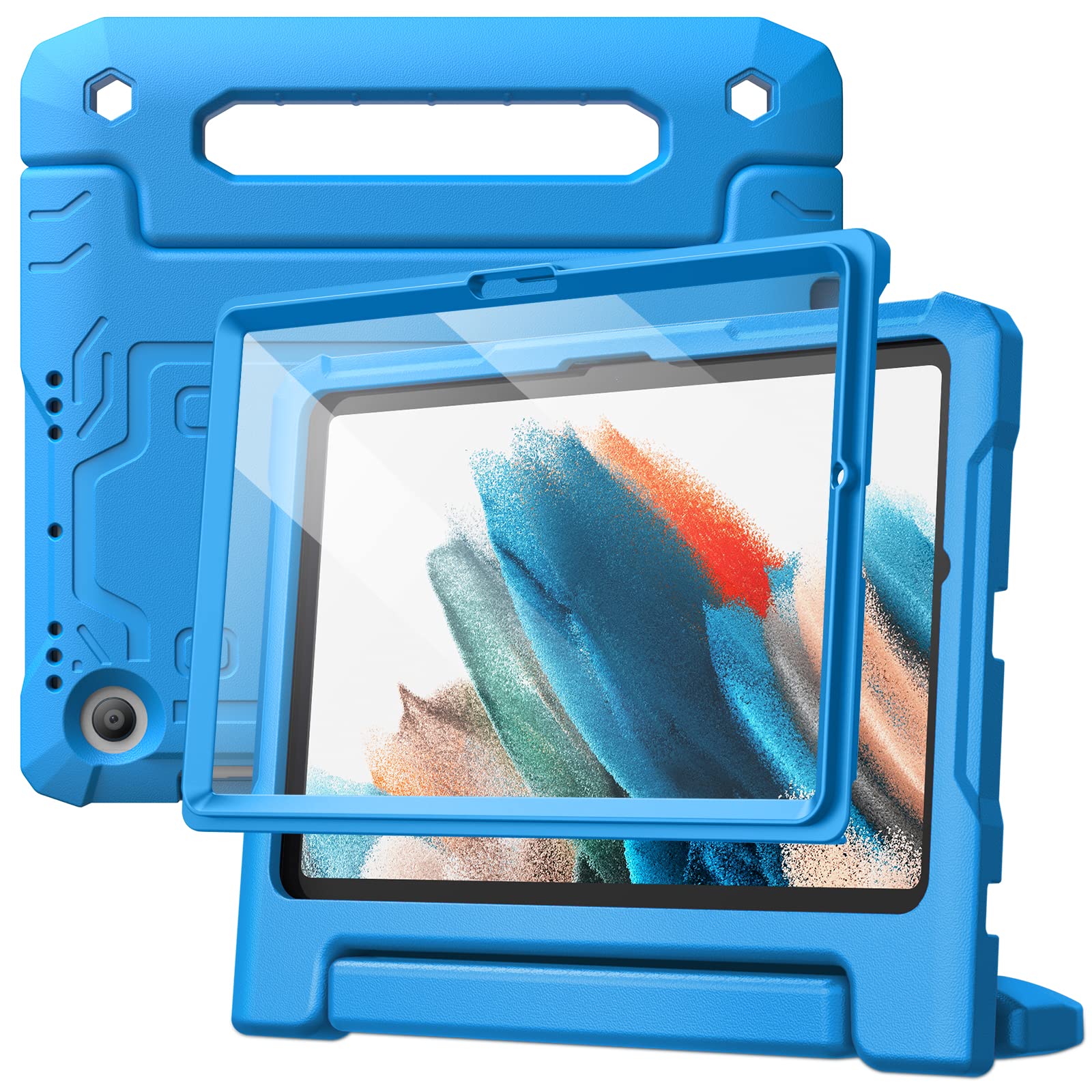 JETech Kids Case for Samsung Galaxy Tab A8 10.5 - Shockproof Stand, Blue