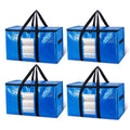 TAILI Heavy Duty Moving Bags - 4 Pack Extra Large 100L Storage with Zips