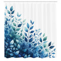 Abakuhaus Watercolor Leaves Shower Curtain | Waterproof Fabric, 175x200cm