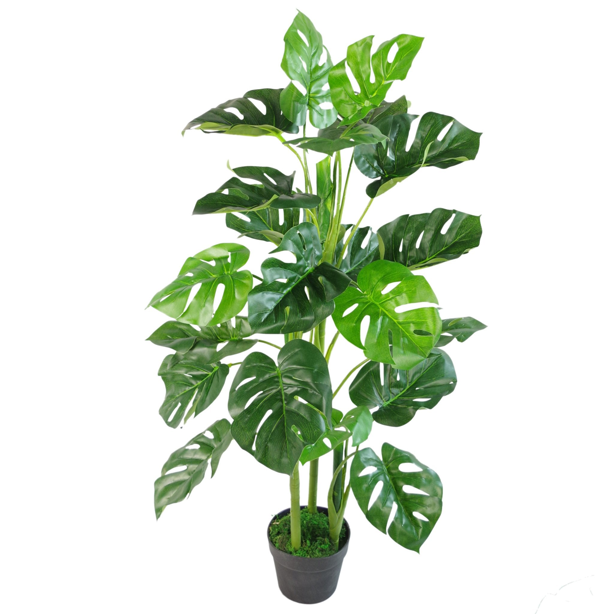 Jolof Store Realistic Artificial Monstera Plant | Potted Faux Greenery, 120cm