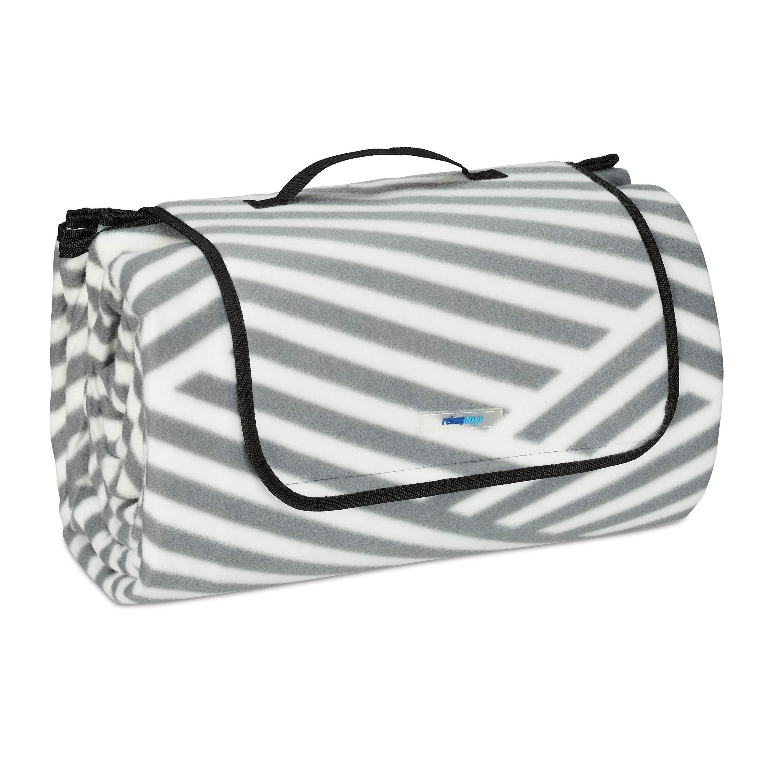 Relaxdays XXL Picnic Blanket | 200x300cm Insulated Fleece Outdoor Mat