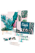 Dabble Paint by Numbers Kits for Adults - 3 Pack Floral Canvas Set