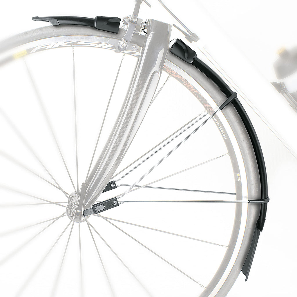 SKS Raceblade Long Road Bike Mudguard Set – Black Impact Plastic