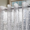 ABLUEN No Hook Shower Curtain or Liner - 8G Heavy Duty Cobblestone Bathroom Shower Curtain No Hooks Required, Waterproof Plastic & PVC Free - image 1