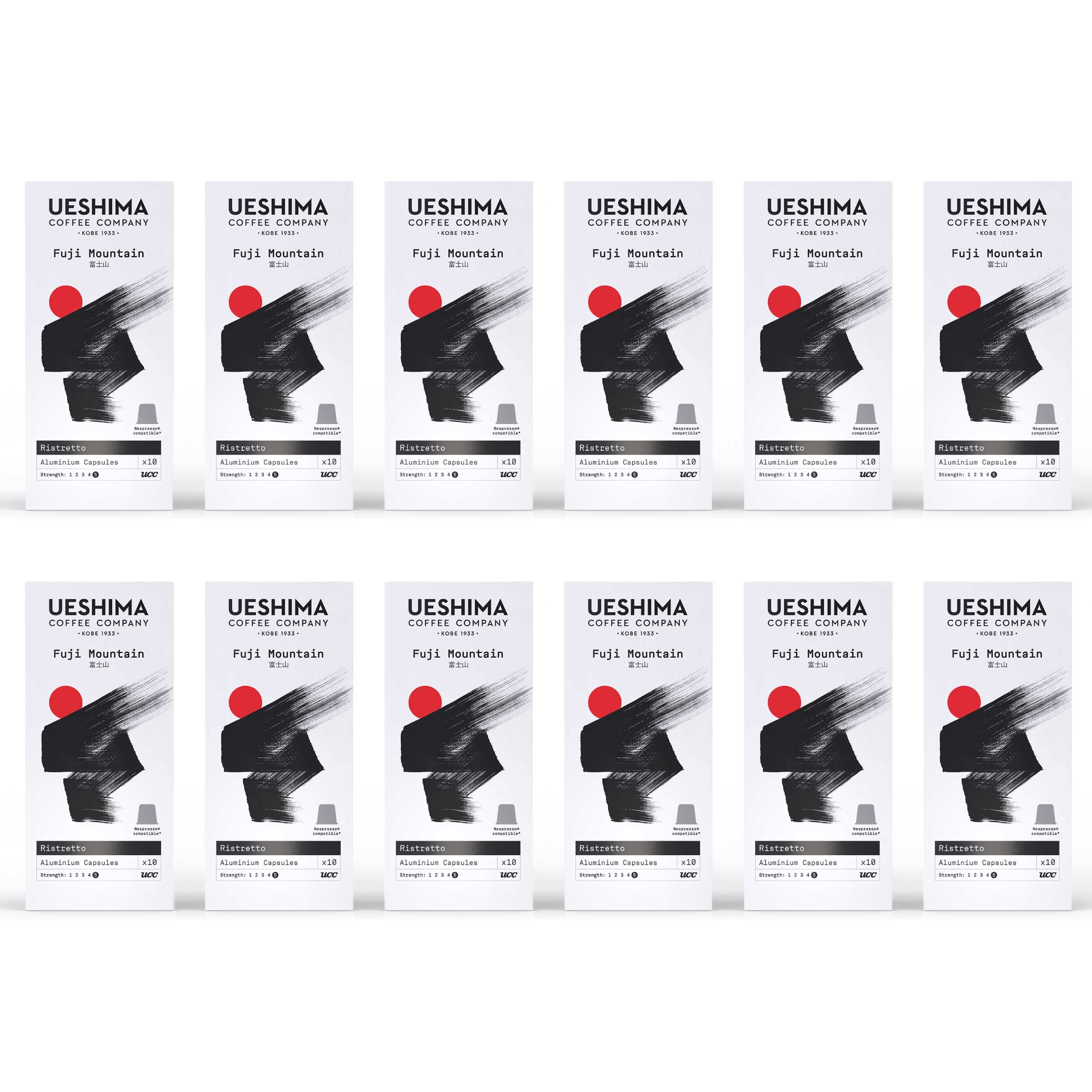 Ueshima Nespresso Compatible Coffee Pods – Dark Roast Arabica (120 Cups)