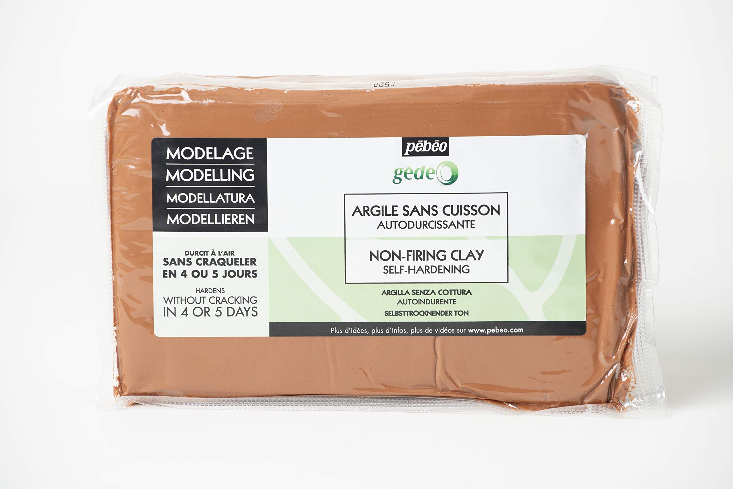 GEDEO Air Drying Clay – 1.5 kg Red Modeling & Sculpting Clay QPA301