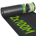 iropro Heavy Duty Weed Control Membrane - 2m x 100m UV Resistant Fabric