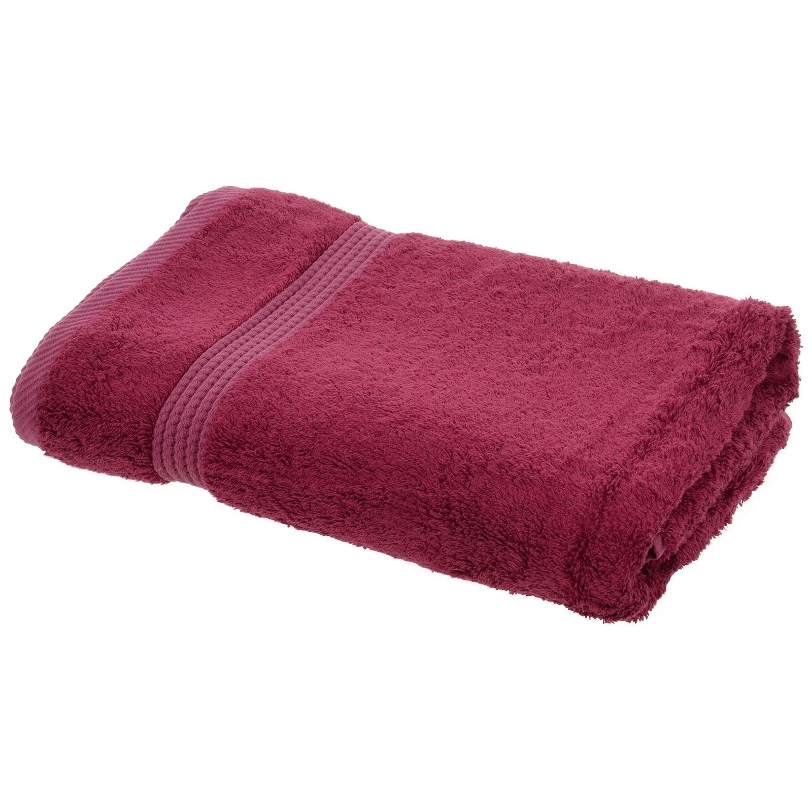 Bamboo Luxury Bath Towel - Berry Pink - 70 x 140cm