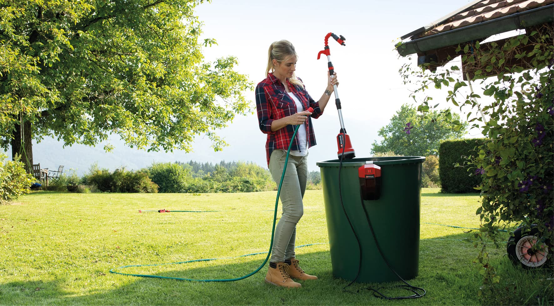 Einhell 18V Cordless Water Butt Pump – 3000 l/h Submersible (Solo)