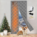 PJExim Magnetic Thermal Door Curtain - 3-Layer Insulated Windproof