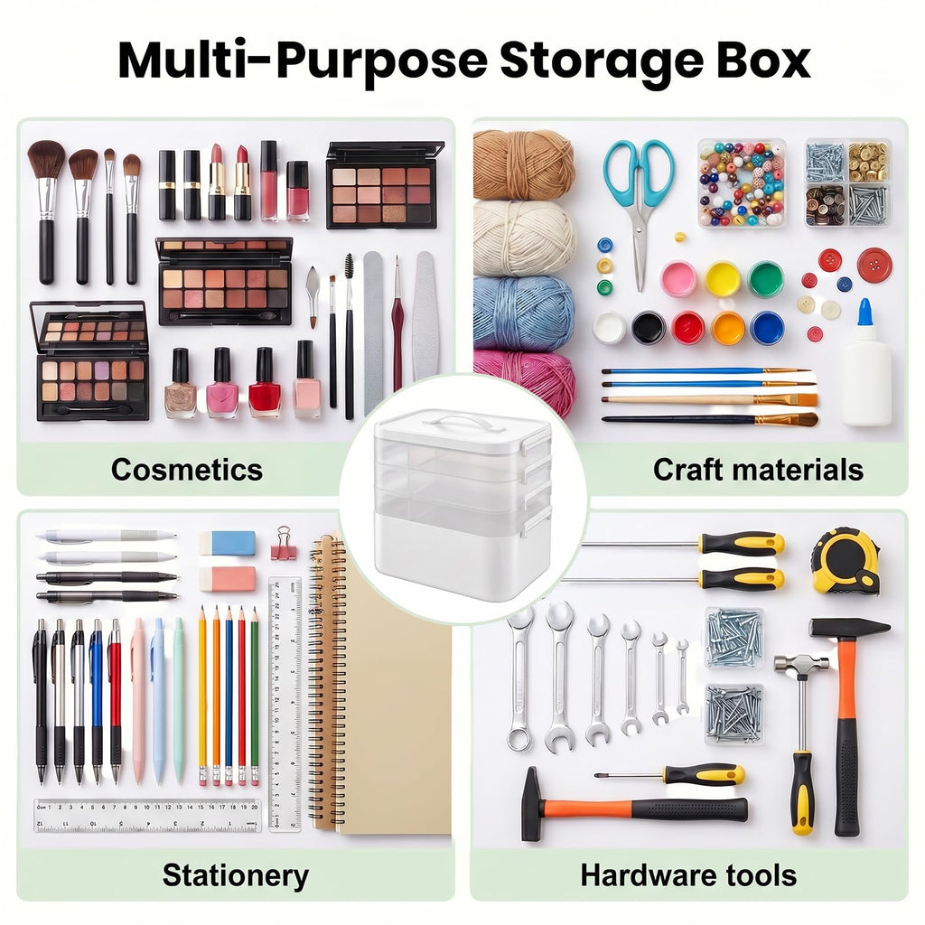 Stidyzo Medicine Storage Box, 4-layer Stackable Storage Box - image 5